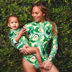 Mott 50 Mini Mila Avocado Swimsuit one piece 3yr